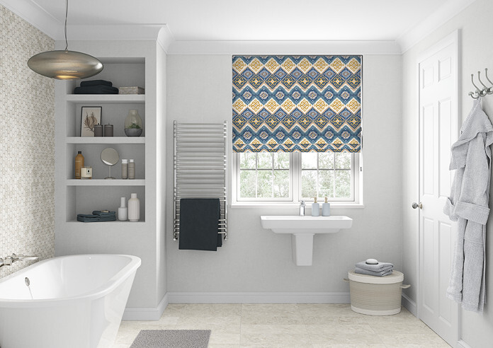 Navajo, Indigo - Twist&Fit Roman Blind - Image 5